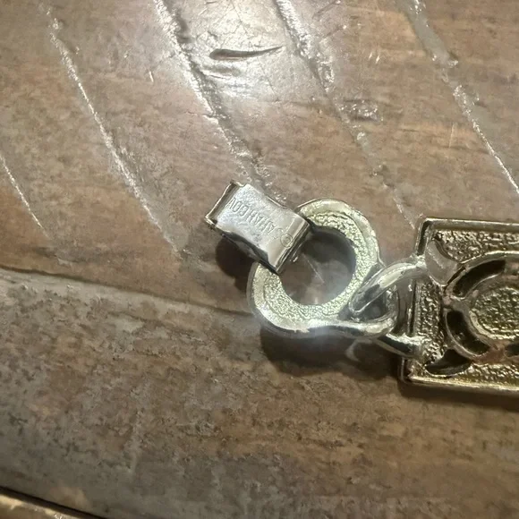 Vintage Sarah Coventry Silver Tone with Multicolored Stone Bracelet - Picture 5 of 5